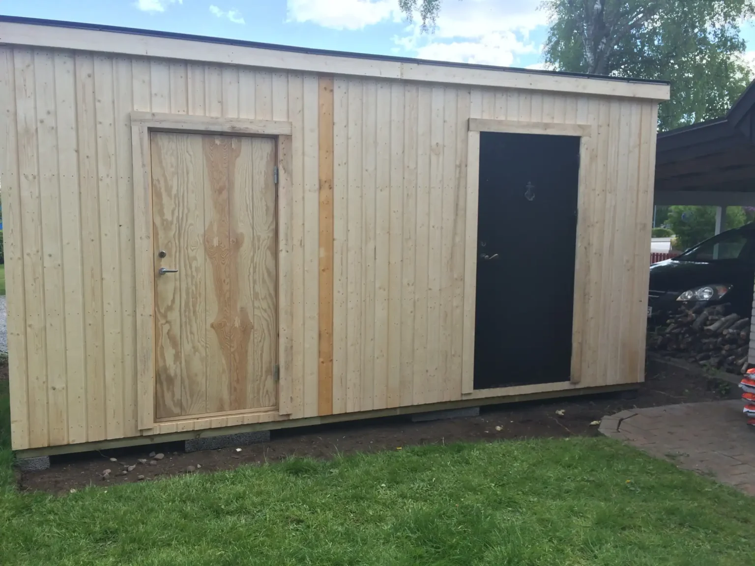 Tillbyggnad i Skåne byggt av Perssons Byggservice
